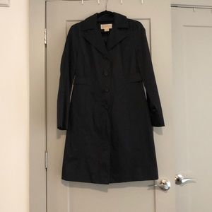 Michael by Michael Kors Black Rain Coat